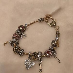 Landau, I Love You to the Moon and Back Charm Bracelet, NWT
